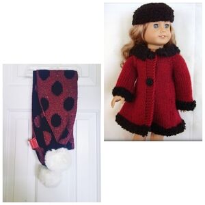 NWOT American girl polka dot sequin scarf for girls